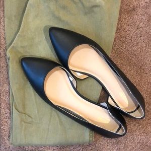 NWOT• Mossimo Black flats